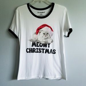Stranded Womens moewy Christmas graphic tee